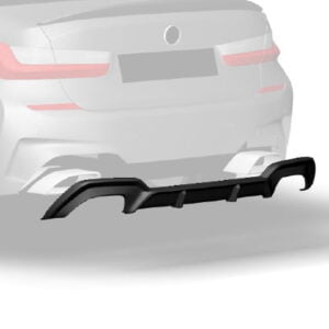 Bara spate fibra carbon difuzor BMW 340i G20 ZACOE