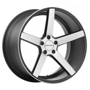 Janta aliaj 19 CV3 MATTE BLACK MACHINED VOSSEN