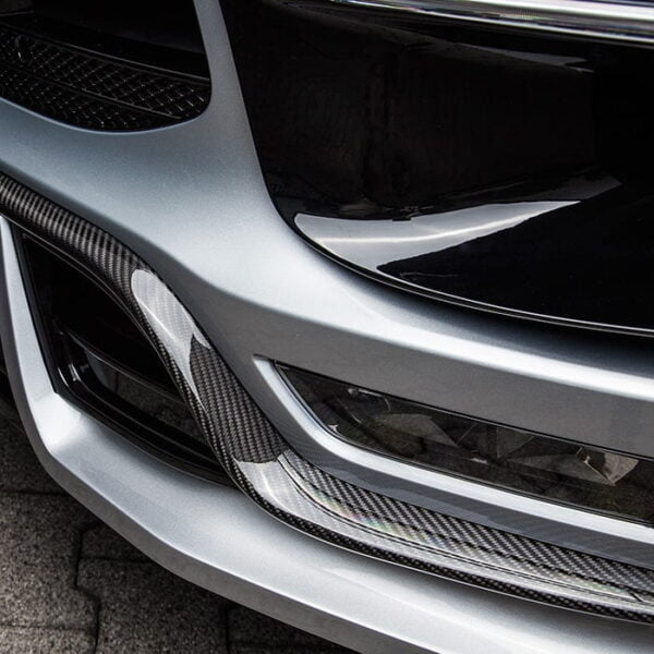 Ornament fibra carbon spoiler fata Porsche Macan 95B Techart