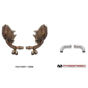 Teava evacuare sport Porsche 997 Carrera Muffler Bypass Fabspeed