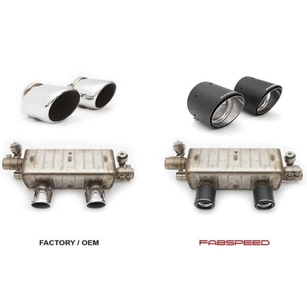 Tips evacuare sport fibra carbon 991.2 Porsche Carrera PSE Fabspeed