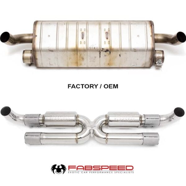 Toba centrala 991.2 Porsche Carrera Bypass X-pipe Fabspeed