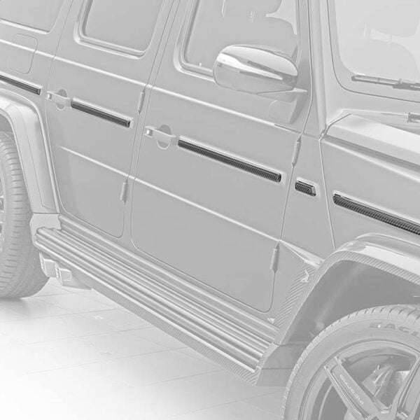 Trim-uri laterale caroserie fibra carbon Mercedes Benz G-class W463 INFERNO Topcar Design