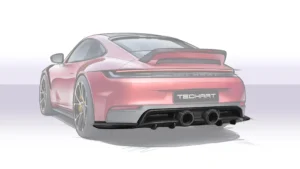 Difuzor bara spate Porsche Carrera GTS 911 Techart