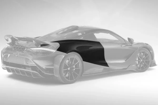Aripi spate fibra carbon Twill McLaren 765 LT TopCar