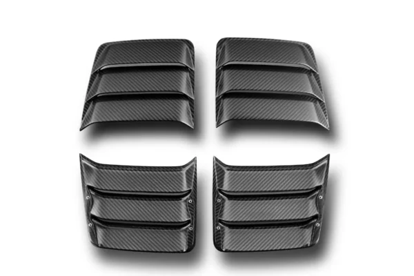 Grile ventilatie fibra carbon Porsche 911 Turbo S 992 TopCar